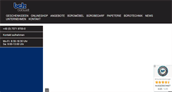 Desktop Screenshot of betz-buerowelt.de